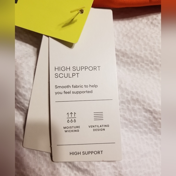 NWT HIGH SUPPORT SPORTS BRA  BACK CLOSURE XS MOLDED CUPS - Picture 8 of 10